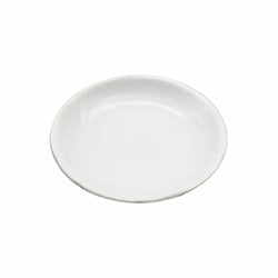 RAMEQUIN REDONDO D9.5XH1.5CM PORCELANA BLANCO