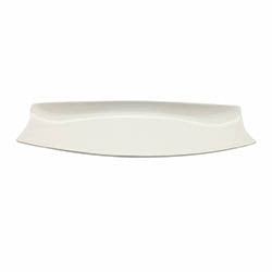 FUENTE OVAL 36X13X3CM PORCELANA BLANCO