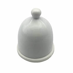 RECIPIENTE CON CUPULA D9XH11CM CERAMICA