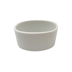 RAMEQUIN OVAL 6X4.5X3.5CM PORCEL. BLAN