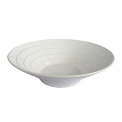 FUENTE CONICA PORCELANA D36x11CM BLANCO