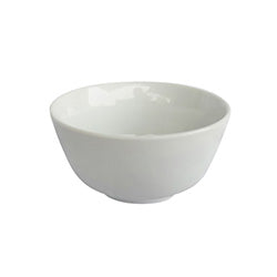 RAMEQUIN REDONDO PORCELANA D9x5CM BLANCO