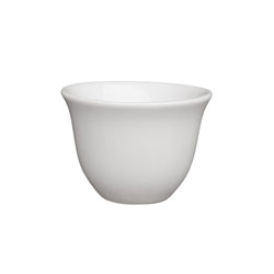 RAMEQUIN REDONDO D5.5x4CM PORCELANA BLANCO
