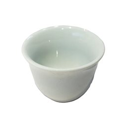 RAMEQUIN REDONDO D6.5x5CM PORCELANA BLANCO