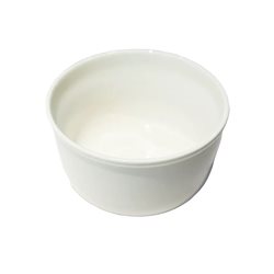 RAMEQUIN REDONDO D10x6CM PORCELANA BLANCO
