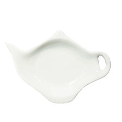 POSA TE CON FORMA TETERA 12x8.5x2CM PORCELANA BLANCO