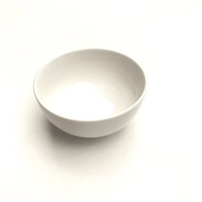 RAMEQUIN D9x3.5CM PORCELANA BLANCO