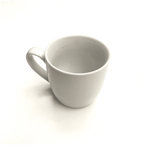 MUG 320ML D9.5x9CM PORCELANA BLANCO