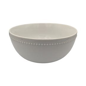 ENSALADERA CON PUNTILLO D26x11CM PORCELANA BLANCO