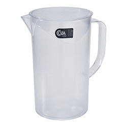JARRA PLASTICO C/TAPA 2L CASUAL TRANSPARENTE