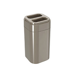 PORTA CEPILLO 6.5*6.5*12.7CM PLASTICO WARM GRAY