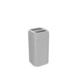 PORTA CEPILLO PLASTICO GRIS SPLASH
