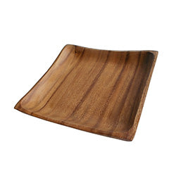 PLATO CUADRADO MADERA ACACIA 20X20/H3CM