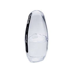 PORTA CEPILLOS C/TAPA PLASTICO SPOOM CRISTAL