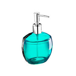 DISPENSADOR DE JABON PLAST VERDE TRANSP SPOOM COZA
