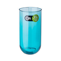 VASO 400ML PLASTICO VERDE TRANSP COZA
