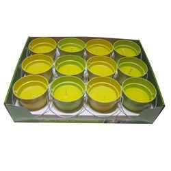 VELA CITRONELLA C/ RECIPIENTE BAMBOO COLO. D10/H9CM
