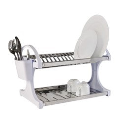 ESCURRIDOR CAP16 PLATOS AC.INOX BLANCO. 51x28x29CM