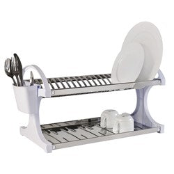 ESCURRIDOR CAP 20 PLATOS ACERO INOXIDABLE BLANCO BRINOX