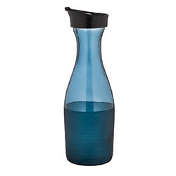 JARRA VIDRIO TAPA PLASTICO 1LT AZUL COBALT RENGA