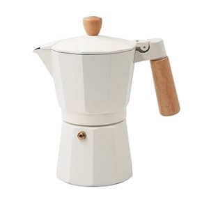 CAFETERA ITAL. ALUM 300ML 6T CREMA  M/MAD VARENNA