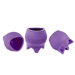 MATE 8X8CM  VIOLETA SILICONA