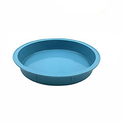 TARTERA REDONDA SILICONA CELESTE SELECTA. D25/H4CM