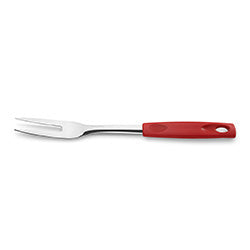 TENEDOR TRINCHANTE AC INOX MANGO ROJO 30X5 CM ASTI BRINOX