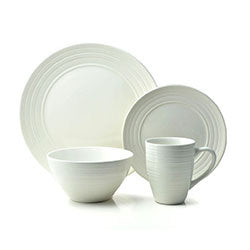 SET 16 PIEZAS STONEWARE 369ML RIPPLE.  D27/20/15CM