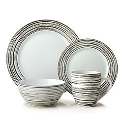 SET16 PZAS STONEWARE D27-20.5-15/400ML BIRCH WHITE