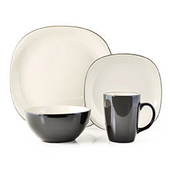 SET16 PIEZAS STONEWARE 325ML BALI LATTE.  D26.5/19.5/15CM