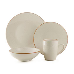 SET 16PZAS STONEWARE D28-21-15/420ML ARIZONA IVORY