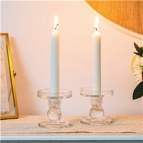 CANDELABRO VIDRIO D8.5/H8.6CM