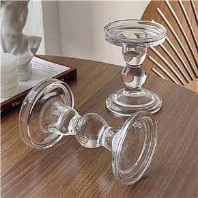 CANDELABRO VIDRIO D8.5/H11.5CM