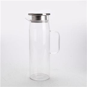 JARRA DE VIDIO C/TAPA ACERO INOX 1320ML