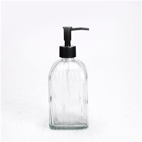 DISPENSADOR DE JABON DE VIDRIO 490ML