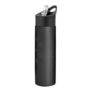 BOTELLA DEPORTIVA 750ML ACERO INOXIDABLE NEGRO
