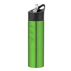 BOTELLA DEPORTIVA 750ML ACERO INOXIDABLE VERDE