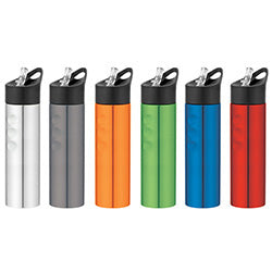 BOTELLA DEPORTIVA 750ML ACERO INOX. DIF. COLORES