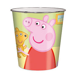 PAPELERA 5LTS PEPPA PIG. D20x23CM