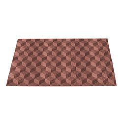 INDIVIDUAL PVC 45x30CM ILUSION CUBO ROJO