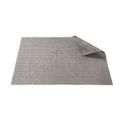 INDIVIDUAL PVC ENTRAMADO GRIS/NEGRO.  45x30CM