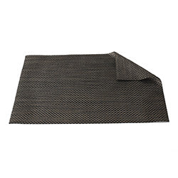 INDIVIDUAL PVC 45x30CM ENTRAMADO MARRON/NEGRO