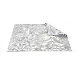 INDIVIDUAL PVC CALADO PLATA 45x30CM