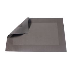 INDIVIDUAL PVC  DISEÑO RECUADRO NEGRO 47x30CM