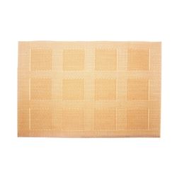 INDIVIDUAL PVC DISEÑO CUADROS CREMA  46x33CM