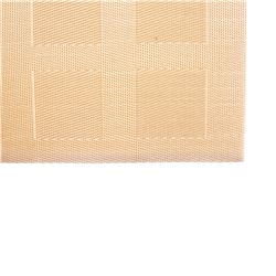 INDIVIDUAL PVC DISEÑO CUADROS CREMA  46x33CM