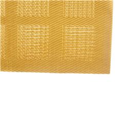 INDIVIDUAL PVC  DISEÑO CUADROS MOSTAZA 46x33CM