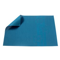 INDIVIDUAL PVC  TURQUEZA C/FLORES 47*32CM