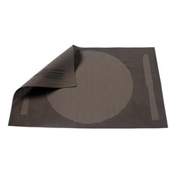 INDIVIDUAL PVC  DISEÑO CUBIERTOS GRIS 45x30CM